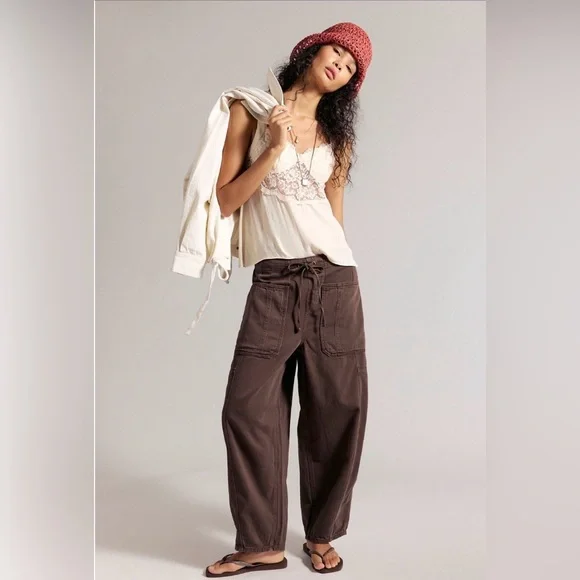 We The Free Silverton Puddle Barrel Pants - Picture 3 of 4